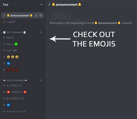 emoji in discord channel name